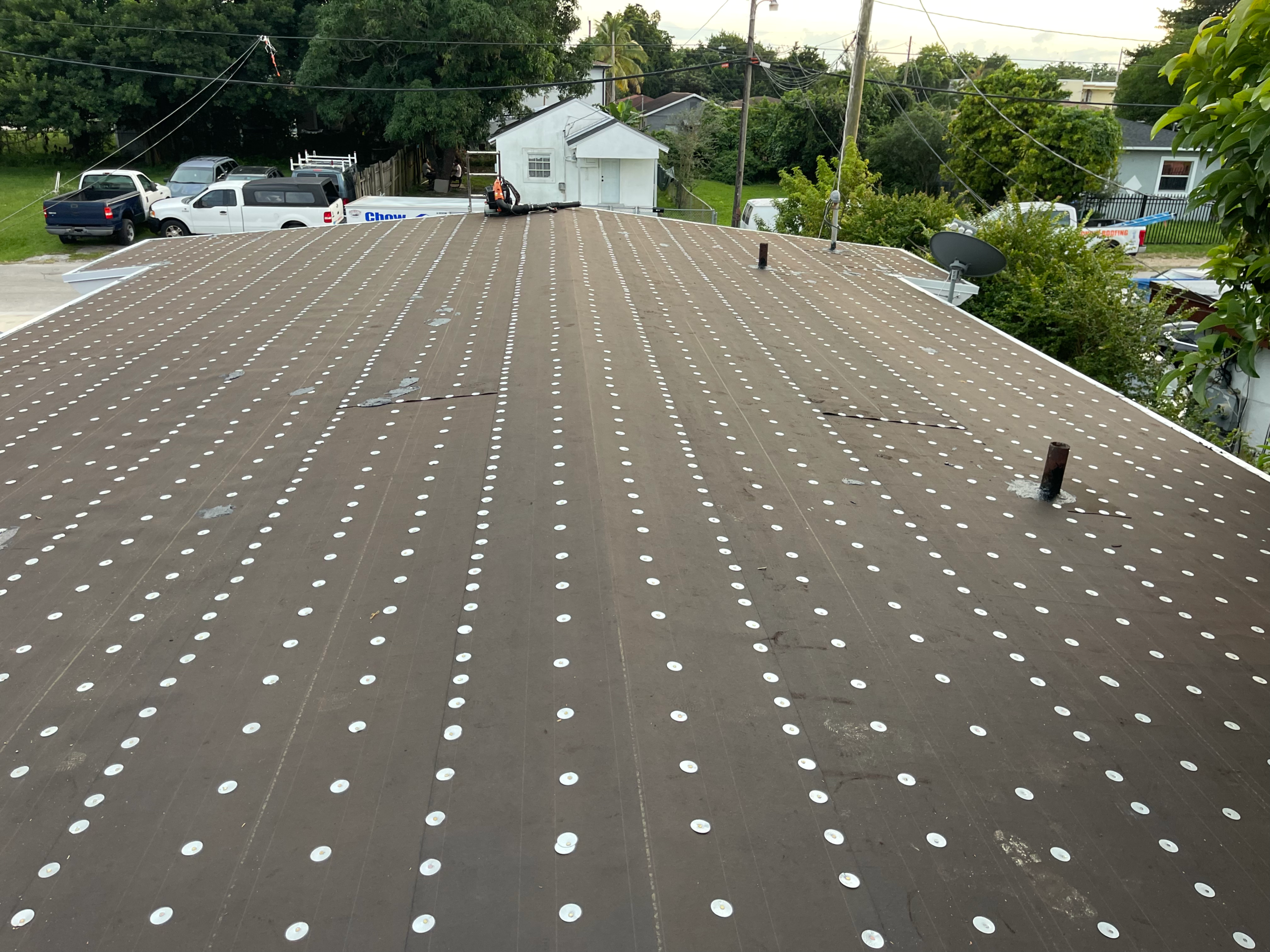 During Roof Renovation