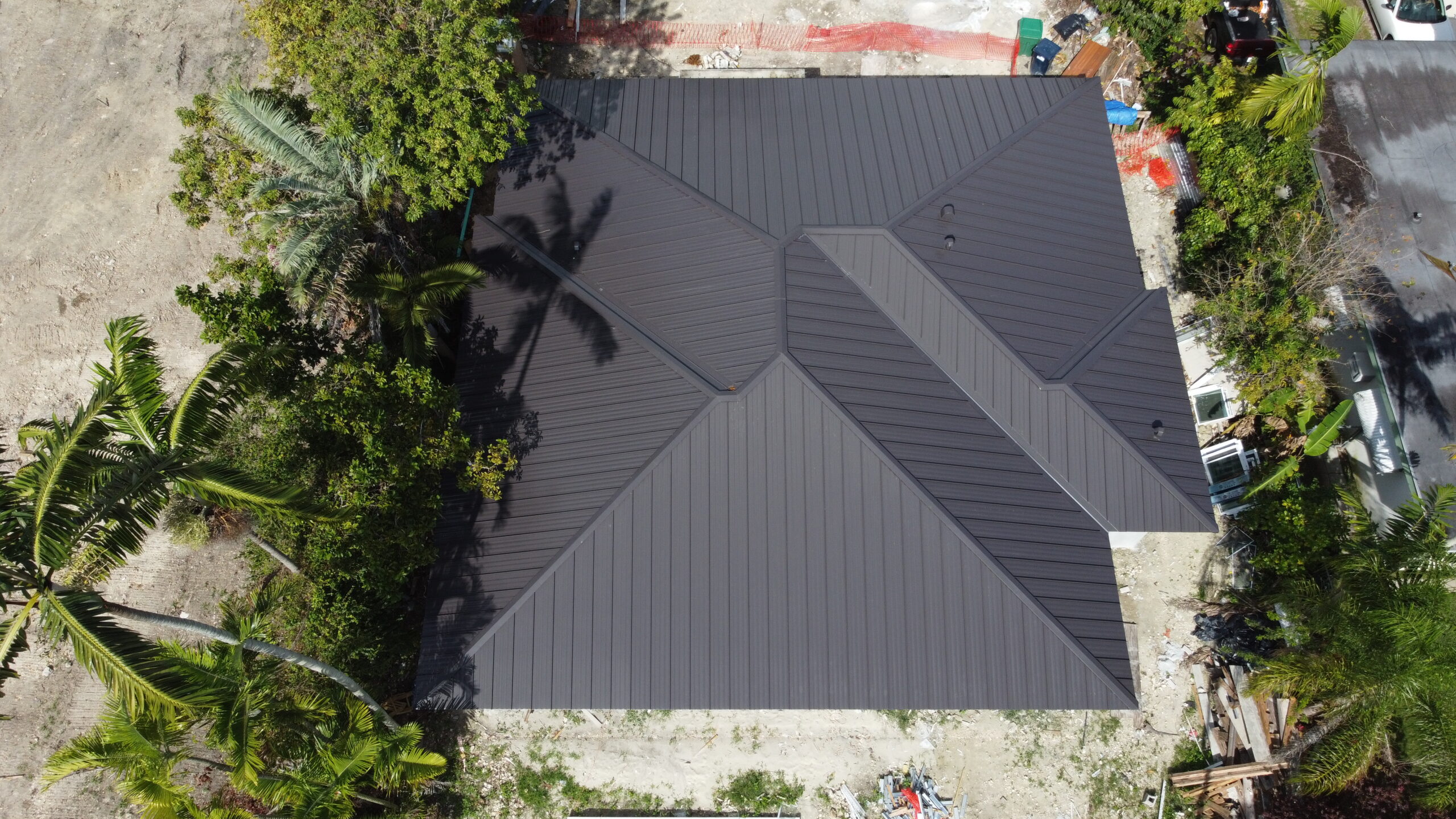 New Roof Installation - Aerial